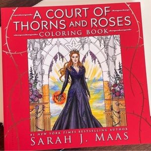 DISCONTINUED - Brand New Uncolored ACOTAR Coloring Book